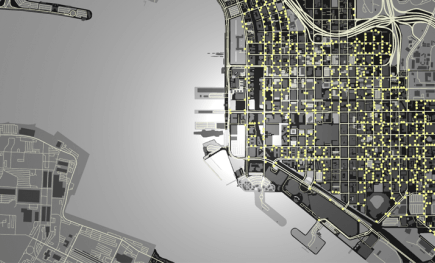 map of smart street lights in San Diego