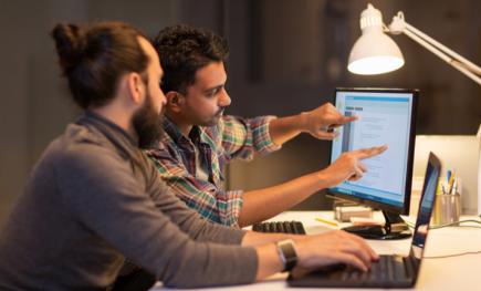 Developers at work